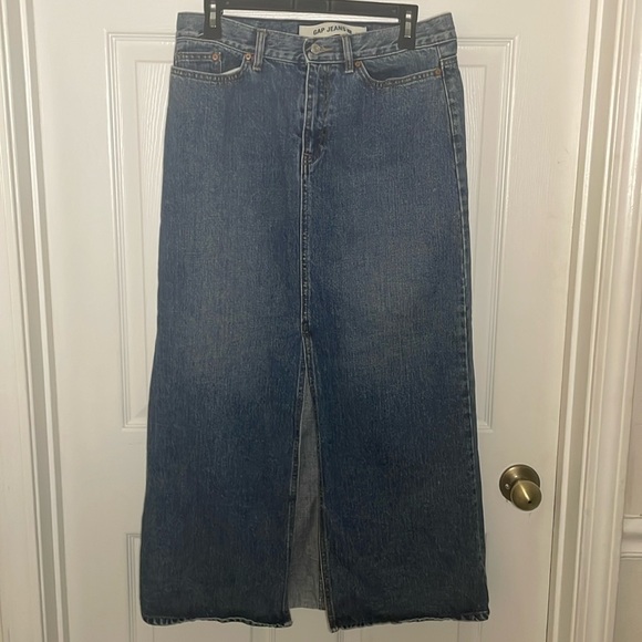 GAP Dresses & Skirts - Gap fall 2002 denim maxi skirt